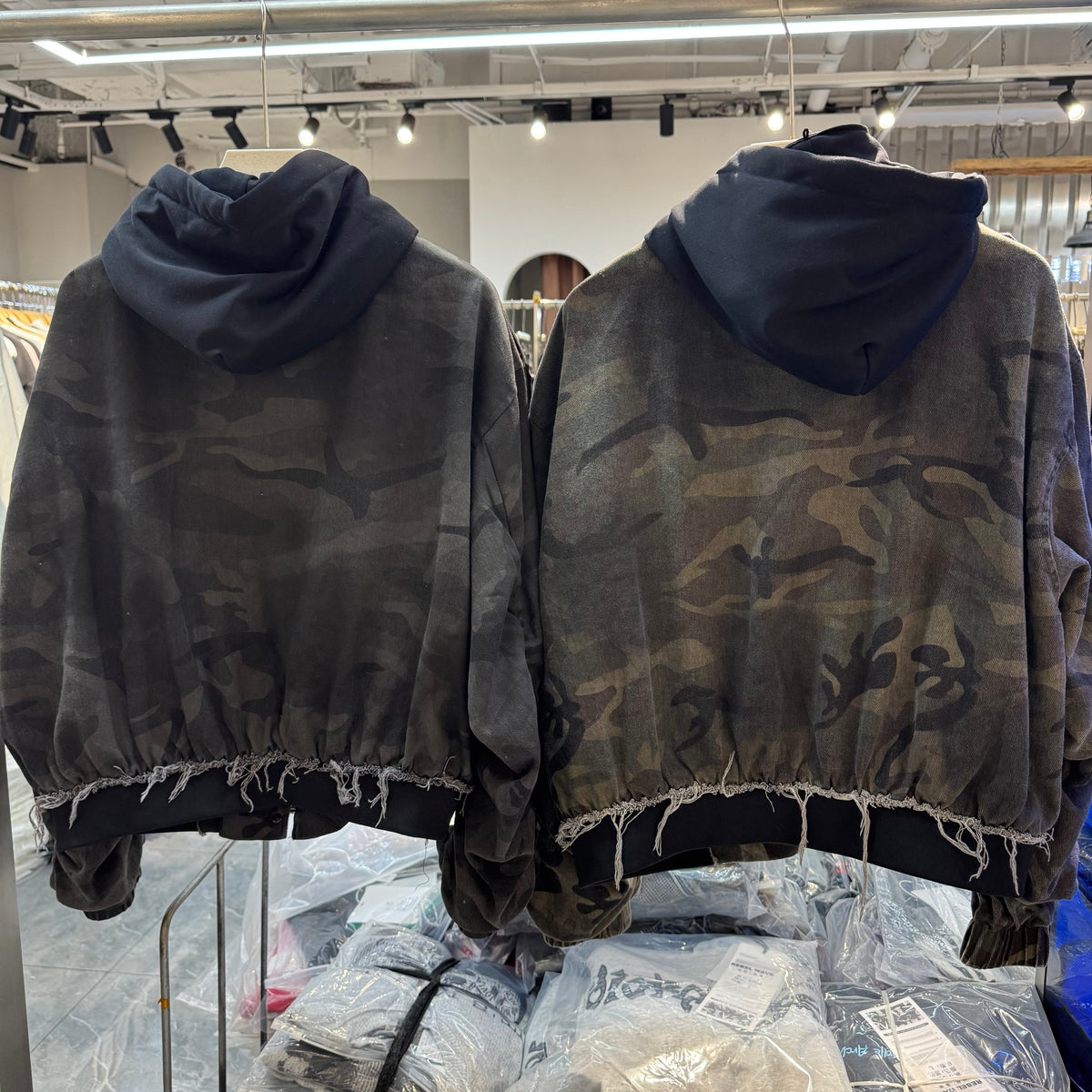 Camo bomber