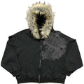 fur hoodie