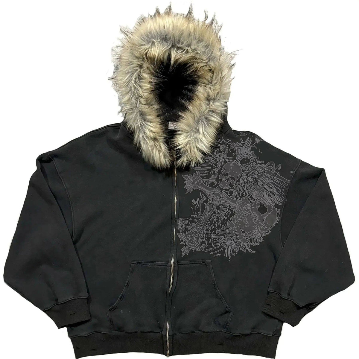 fur hoodie