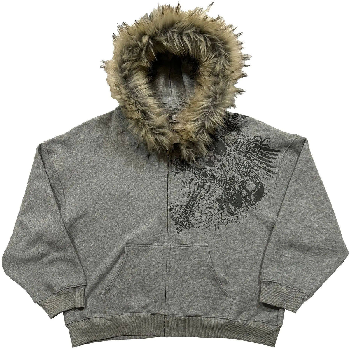 fur hoodie