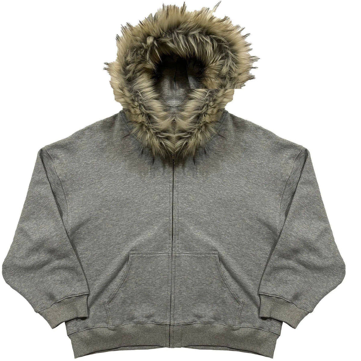 fur hoodie
